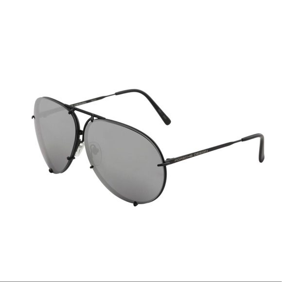 Porsche Design Aviators P8478 Black/Grey / 63 Kardashian NEW IN BOX - Picture 3 of 9